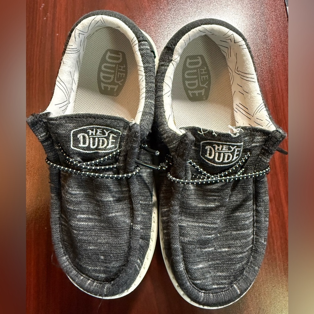 Hey Dude Charcoal Slip-On Loafers